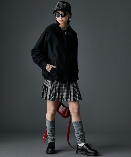 GEVS.（ジェイヴィス）の「綿100％ベルト付アノラックパーカー＜大きいサイズ有＞GEVS.（パーカー・レディース・ベージュ/ブラック・L/M/5L/4L/3L/LL）」の15枚目の写真