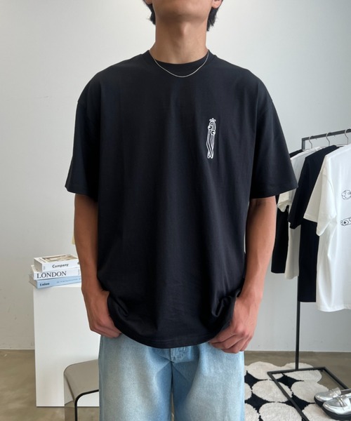 Naptime 刺繍Tシャツ 黒 XLサイズ Nissy naptime. プリントBIG Tシャツ BLACK ナップタイム