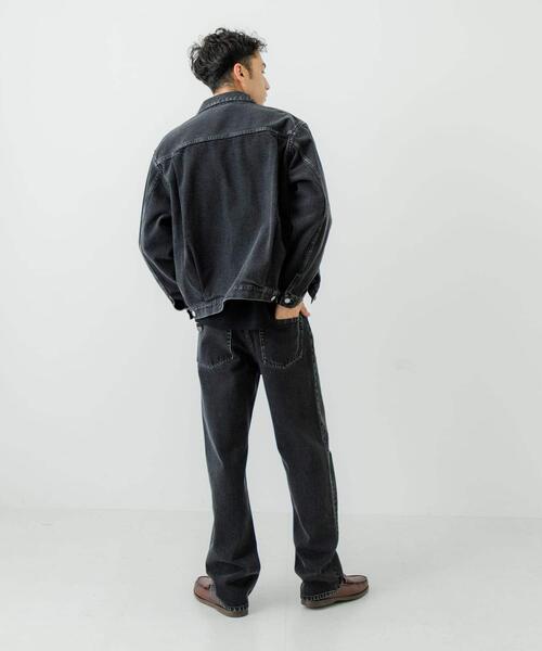 URBAN RESEARCH（アーバンリサーチ）の「13.5oz DENIM TYPE 2nd JACKET（デニムジャケット・メンズ・ブラック/ライトインディゴブルー/インディゴブルー・SMALL/MEDIUM/LARGE）」の8枚目の写真