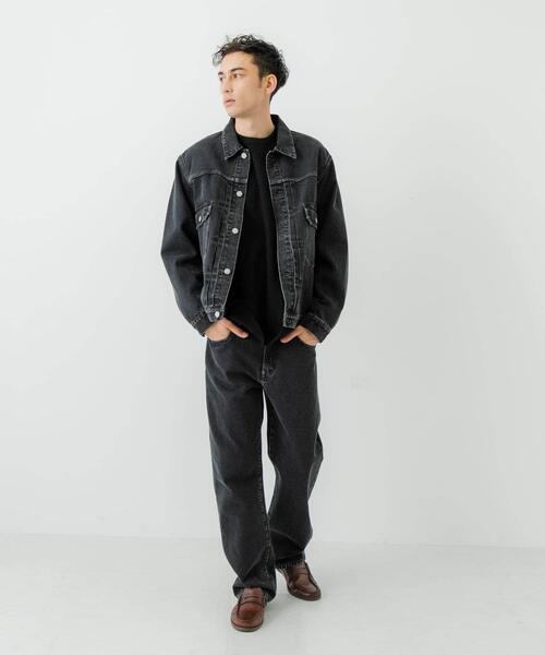 URBAN RESEARCH（アーバンリサーチ）の「13.5oz DENIM TYPE 2nd JACKET（デニムジャケット・メンズ・ブラック/ライトインディゴブルー/インディゴブルー・SMALL/MEDIUM/LARGE）」の6枚目の写真