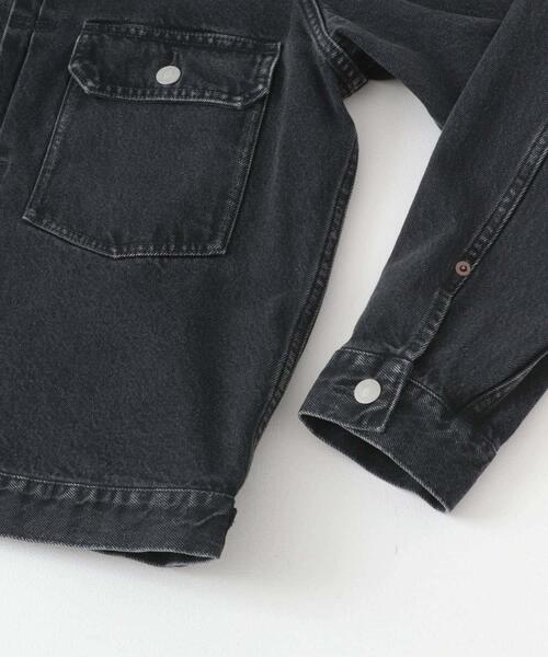 URBAN RESEARCH（アーバンリサーチ）の「13.5oz DENIM TYPE 2nd JACKET（デニムジャケット・メンズ・ブラック/ライトインディゴブルー/インディゴブルー・SMALL/MEDIUM/LARGE）」の4枚目の写真