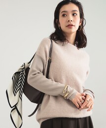 Demi-Luxe BEAMS | 【1/1値下げ】フラッフィー ボートネック ニット(ニット/セーター)