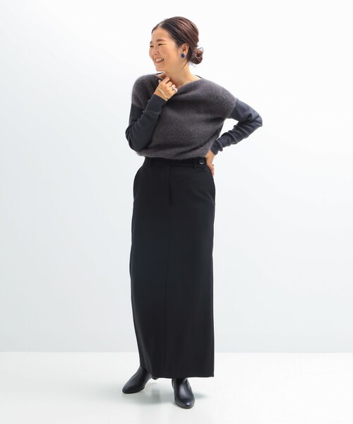 セール】【1/1値下げ】フラッフィー ボートネック ニット（ニット