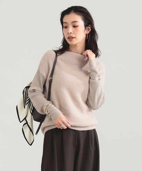 セール】【1/1値下げ】フラッフィー ボートネック ニット（ニット