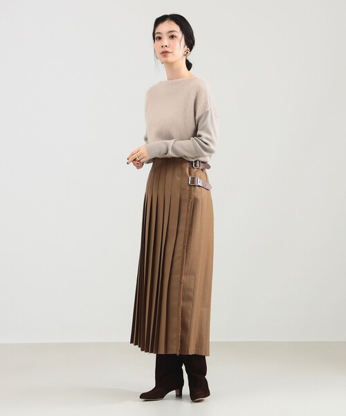 セール】【1/1値下げ】フラッフィー ボートネック ニット（ニット