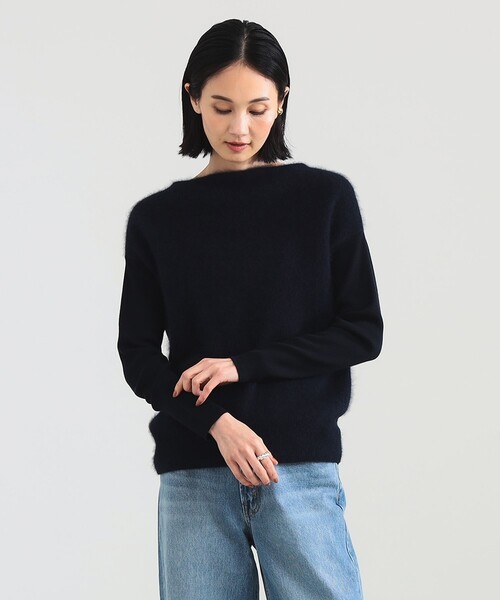 セール】【1/1値下げ】フラッフィー ボートネック ニット（ニット