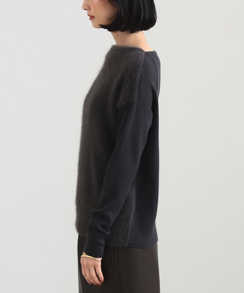 セール】【1/1値下げ】フラッフィー ボートネック ニット（ニット