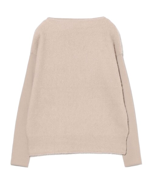 フラッフィー ボートネック ニット（ニット/セーター）｜Demi-Luxe