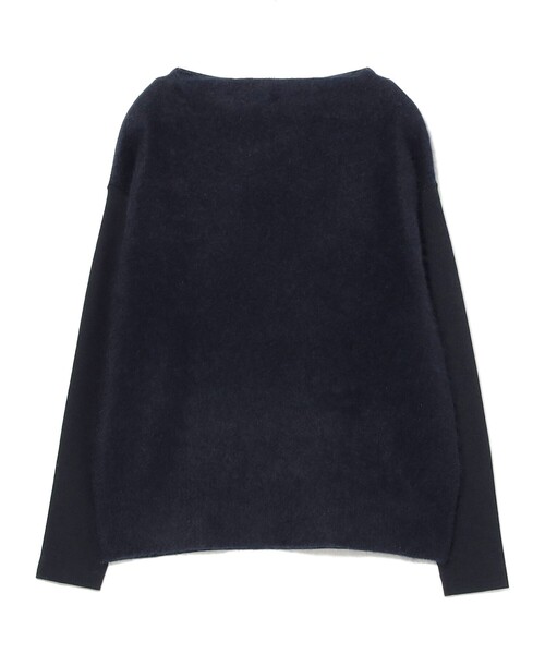 フラッフィー ボートネック ニット（ニット/セーター）｜Demi-Luxe