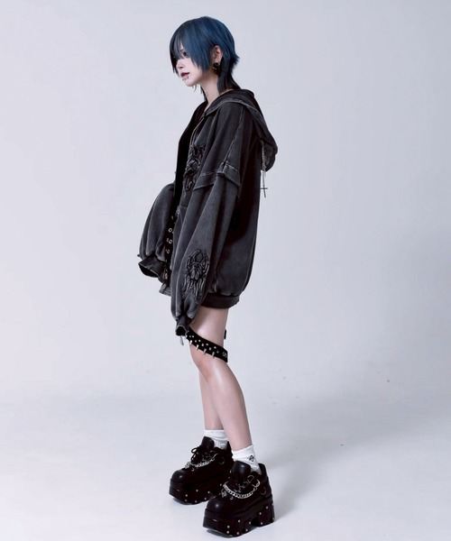 REFLEM/レフレム』猫耳ZIPパーカー/ジップアップパーカー（パーカー