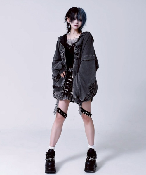 REFLEM/レフレム』猫耳ZIPパーカー/ジップアップパーカー（パーカー