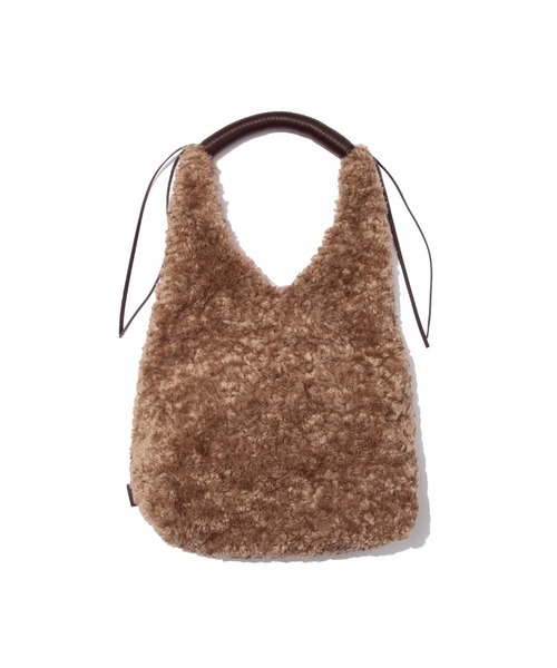 【F/CE】エフシーイー ファー ラッピングハンドル トートバッグ ボア素材 F/CE. FUR WRAPPING HANDLE TOTE / エフシーイー ファーワッピング