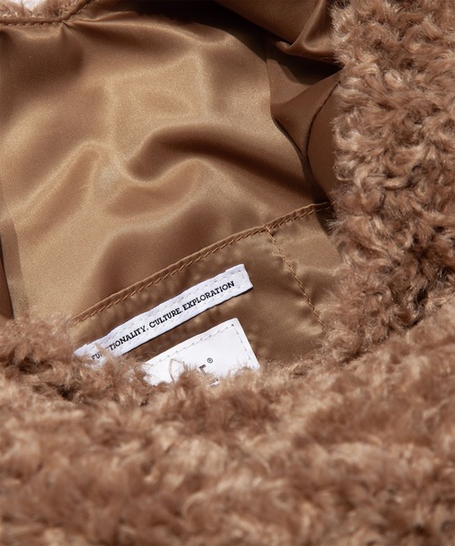 【F/CE】エフシーイー ファー ラッピングハンドル トートバッグ ボア素材 F/CE. FUR WRAPPING HANDLE TOTE / エフシーイー ファーワッピング