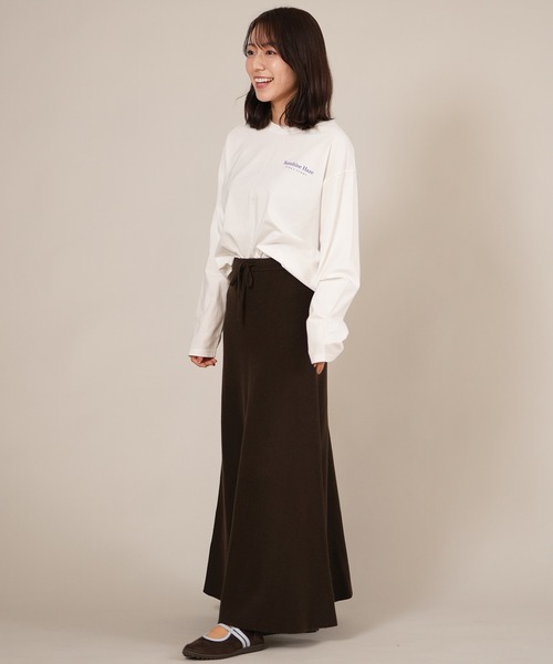 ムラサキスポーツ(ムラサキスポーツ)の「RIKKA FEMME/リッカファム フォトロンT バックプリントTシャツ RF25FW05(Tシャツ/カットソー・レディース・ホワイト系その他/ホワイト系その他2・FREE)」の6枚目の写真