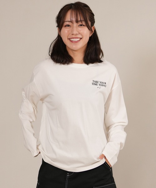 ムラサキスポーツ(ムラサキスポーツ)の「RIKKA FEMME/リッカファム フォトロンT バックプリントTシャツ RF25FW05(Tシャツ/カットソー・レディース・ホワイト系その他/ホワイト系その他2・FREE)」の13枚目の写真