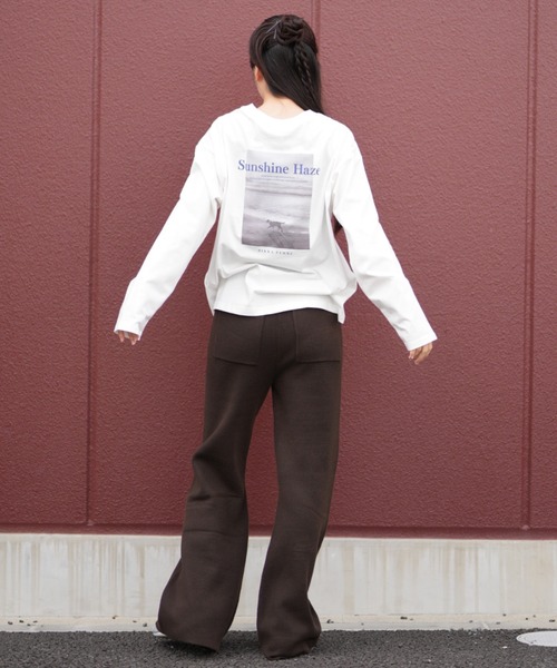 ムラサキスポーツ(ムラサキスポーツ)の「RIKKA FEMME/リッカファム フォトロンT バックプリントTシャツ RF25FW05(Tシャツ/カットソー・レディース・ホワイト系その他/ホワイト系その他2・FREE)」の19枚目の写真