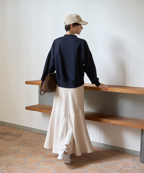 Rouge vif Anna(ルージュヴィフアンナ)の「【定番人気】【2025AW】切替マキシスカート(スカート・レディース・ブラウン/チャコールグレー/アイボリー・フリー)」の9枚目の写真
