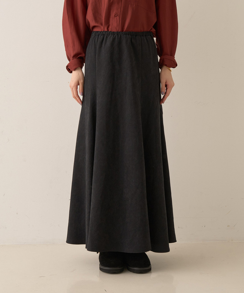 Rouge vif Anna(ルージュヴィフアンナ)の「【定番人気】【2025AW】切替マキシスカート(スカート・レディース・ブラウン/チャコールグレー/アイボリー・フリー)」の10枚目の写真