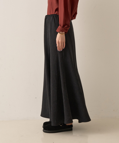 Rouge vif Anna(ルージュヴィフアンナ)の「【定番人気】【2025AW】切替マキシスカート(スカート・レディース・ブラウン/チャコールグレー/アイボリー・フリー)」の11枚目の写真