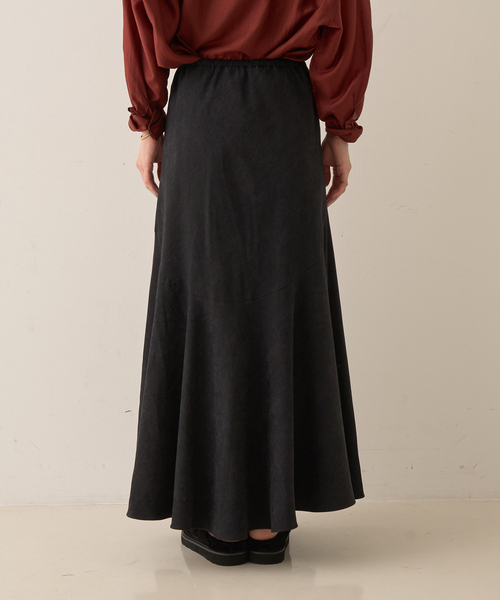 Rouge vif Anna(ルージュヴィフアンナ)の「【定番人気】【2025AW】切替マキシスカート(スカート・レディース・ブラウン/チャコールグレー/アイボリー・フリー)」の12枚目の写真