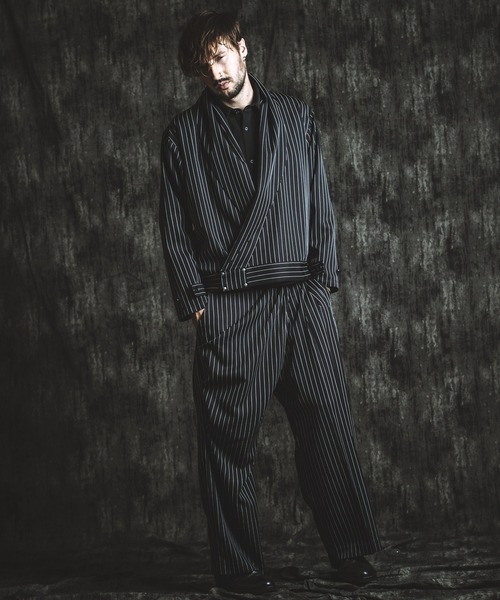 NO ID.(ノーアイディ)の「【NO ID.】Drape Tuck Wide Trousers / ドレープ タック ワイド トラウザーズ(スラックス・メンズ・その他33/ブラック・2/1)」の12枚目の写真