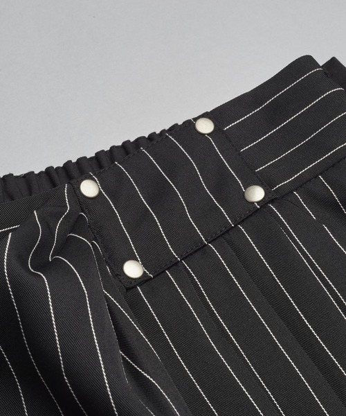 NO ID.(ノーアイディ)の「【NO ID.】Drape Tuck Wide Trousers / ドレープ タック ワイド トラウザーズ(スラックス・メンズ・その他33/ブラック・2/1)」の13枚目の写真