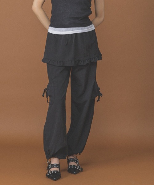 3.3 Field Trip／ナイロンレイヤードパンツ（カーゴパンツ）｜3.3