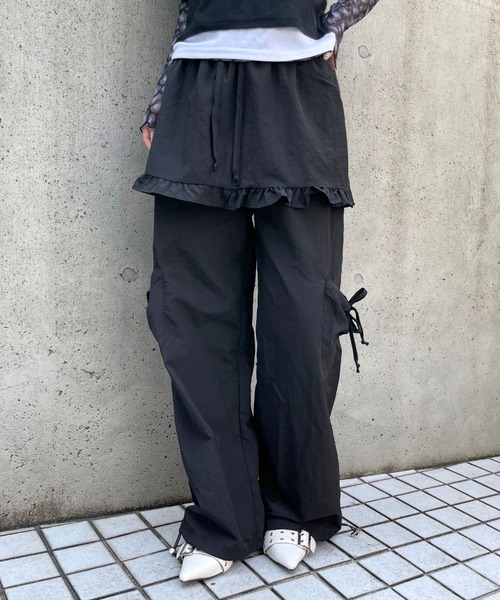 3.3 Field Trip／ナイロンレイヤードパンツ（カーゴパンツ）｜3.3