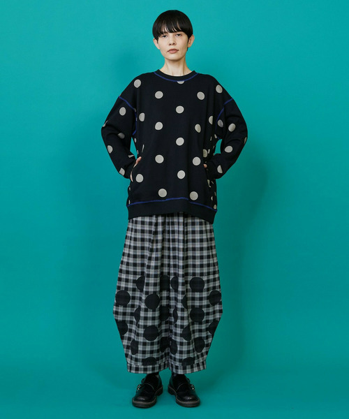 FRAPBOIS（フラボア）の「ステッチドット カットソー（Tシャツ/カットソー・レディース・ブラック/ミント・1/2）」の8枚目の写真