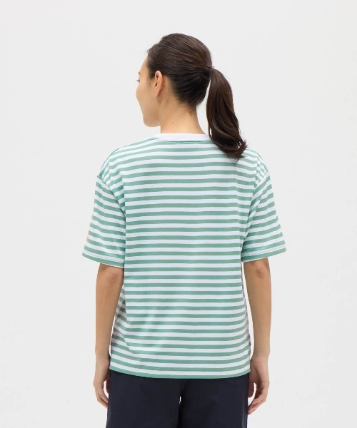 le coq sportif(ルコックスポルティフ)の「【ルコックスポルティフ】水陸両用/ストレッチ/UVカット 半袖Tシャツ(Tシャツ/カットソー・レディース・ブルー系/グリーン系・S/M/L/XL)」の5枚目の写真