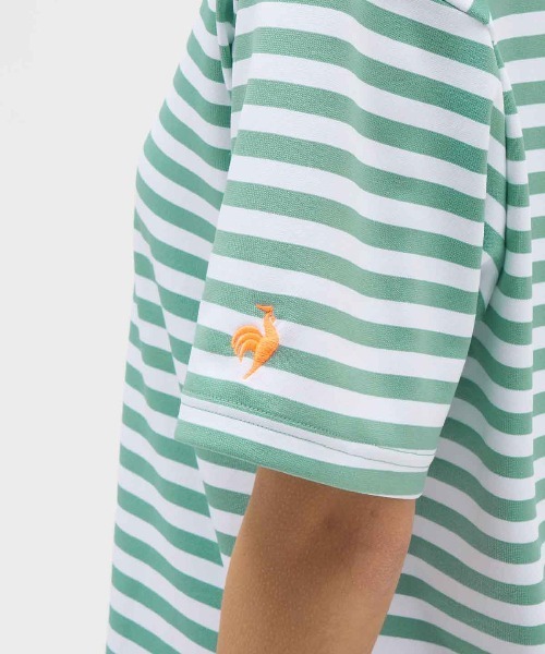 le coq sportif(ルコックスポルティフ)の「【ルコックスポルティフ】水陸両用/ストレッチ/UVカット 半袖Tシャツ(Tシャツ/カットソー・レディース・ブルー系/グリーン系・S/M/L/XL)」の10枚目の写真