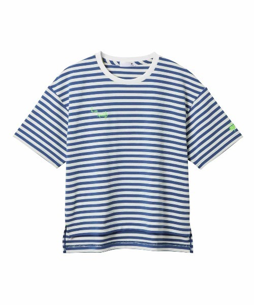 le coq sportif(ルコックスポルティフ)の「【ルコックスポルティフ】水陸両用/ストレッチ/UVカット 半袖Tシャツ(Tシャツ/カットソー・レディース・ブルー系/グリーン系・S/M/L/XL)」の11枚目の写真