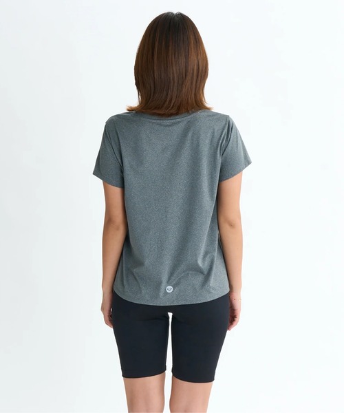 ROXY（ロキシー）の「MY 1ST ROXY TEE/ロキシー水陸両用速乾UVケアロゴワンポイント半袖Tシャツ（水着）（Tシャツ/カットソー・レディース・ブラック/ミント/グレー/ピンク/ホワイト・LARGE/MEDIUM/SMALL）」の14枚目の写真