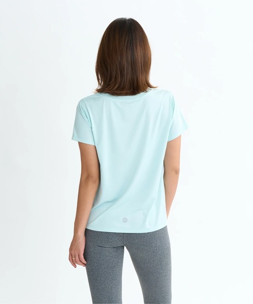 ROXY（ロキシー）の「MY 1ST ROXY TEE/ロキシー水陸両用速乾UVケアロゴワンポイント半袖Tシャツ（水着）（Tシャツ/カットソー・レディース・ブラック/ミント/グレー/ピンク/ホワイト・LARGE/MEDIUM/SMALL）」の17枚目の写真