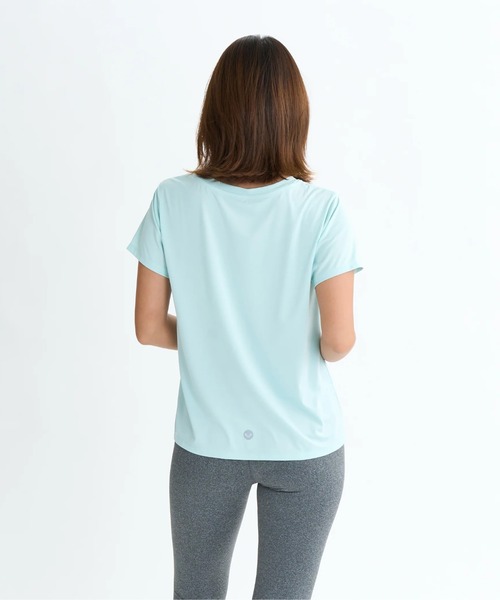 ROXY（ロキシー）の「MY 1ST ROXY TEE/ロキシー水陸両用速乾UVケアロゴワンポイント半袖Tシャツ（水着）（Tシャツ/カットソー・レディース・ブラック/ミント/グレー/ピンク/ホワイト・LARGE/MEDIUM/SMALL）」の19枚目の写真