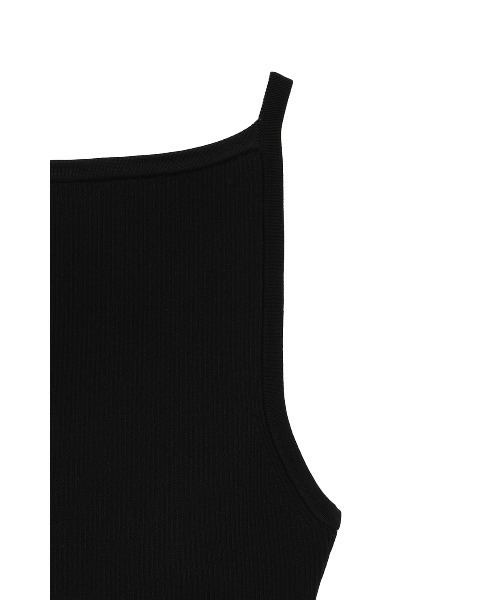 セール】BOAT NECK BACK OPEN KNIT TOPS（タンクトップ）｜CLANE