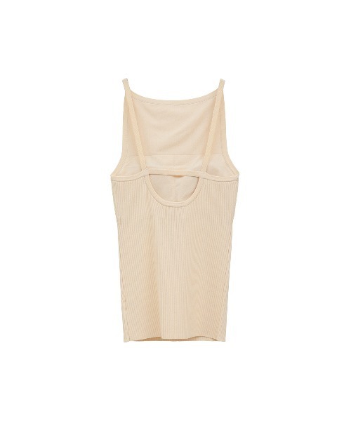 BOAT NECK BACK OPEN KNIT TOPS（ニット/セーター）｜CLANE（クラネ