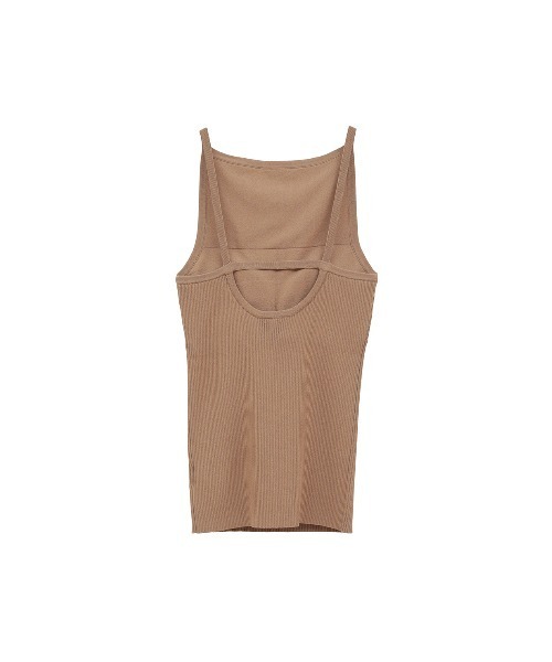 BOAT NECK BACK OPEN KNIT TOPS（ニット/セーター）｜CLANE