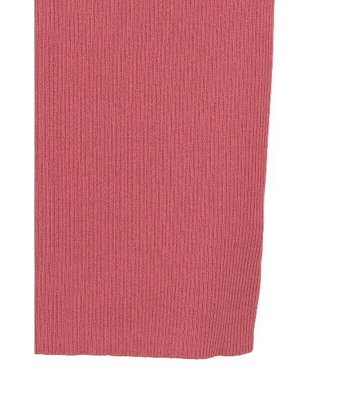 CLANE BOAT NECK BACK OPEN KNIT TOPS ピンク BOAT NECK BACK OPEN KNIT TOPS（ニット/セーター）｜CLANE