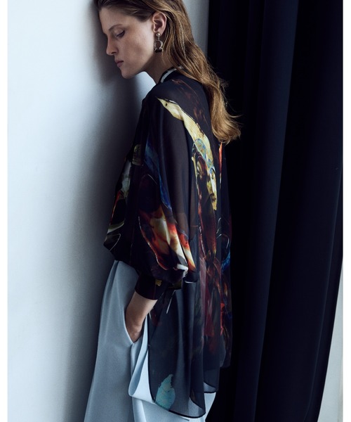 ◇メルティングプリントブラウス（シャツ/ブラウス）｜ADORE（アドーア