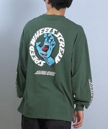SANTA CRUZ（サンタクルーズ）の「【限定】SANTACRUZ/サンタクルーズ 長袖Tシャツ/ロンT バックプリント 502254401（Tシャツ/カットソー）」