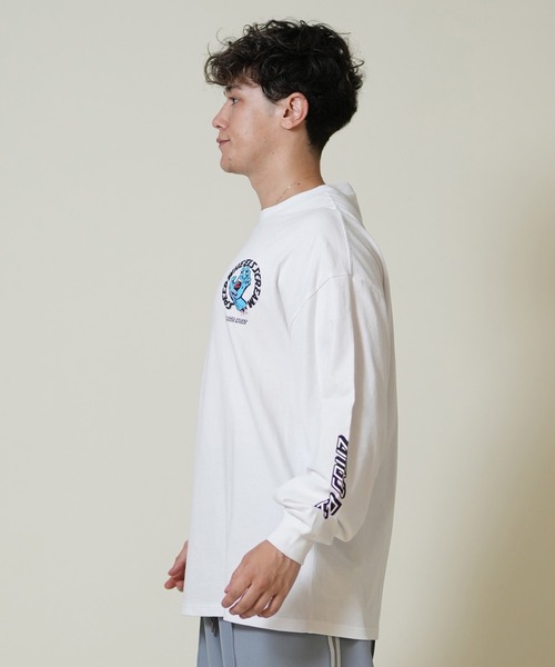 SANTA CRUZ（サンタクルーズ）の「【限定】SANTACRUZ/サンタクルーズ 長袖Tシャツ/ロンT バックプリント 502254401（Tシャツ/カットソー・メンズ・グリーン/ライトブラック/ホワイト・M/XL/L）」の5枚目の写真