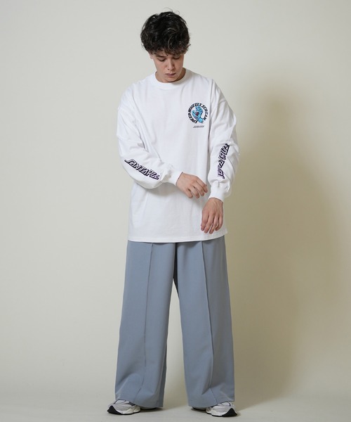 SANTA CRUZ（サンタクルーズ）の「【限定】SANTACRUZ/サンタクルーズ 長袖Tシャツ/ロンT バックプリント 502254401（Tシャツ/カットソー・メンズ・グリーン/ライトブラック/ホワイト・M/XL/L）」の8枚目の写真