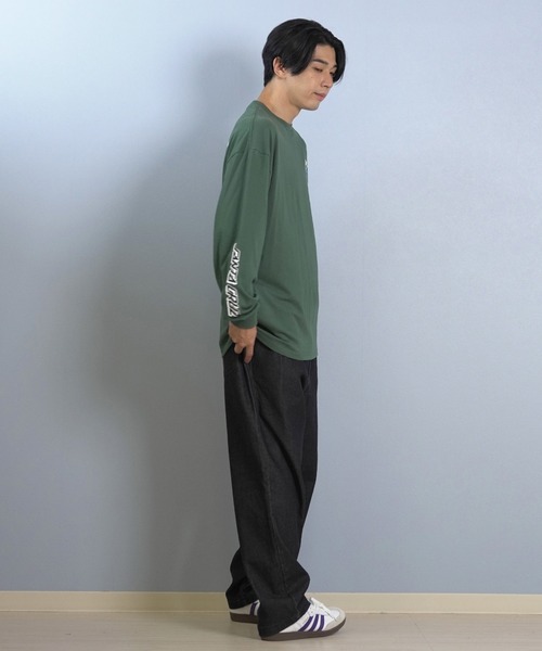 SANTA CRUZ（サンタクルーズ）の「【限定】SANTACRUZ/サンタクルーズ 長袖Tシャツ/ロンT バックプリント 502254401（Tシャツ/カットソー・メンズ・グリーン/ライトブラック/ホワイト・M/XL/L）」の22枚目の写真
