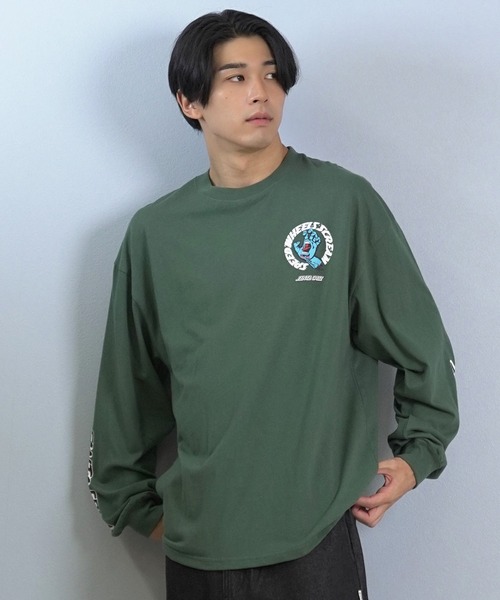 SANTA CRUZ（サンタクルーズ）の「【限定】SANTACRUZ/サンタクルーズ 長袖Tシャツ/ロンT バックプリント 502254401（Tシャツ/カットソー・メンズ・グリーン/ライトブラック/ホワイト・M/XL/L）」の18枚目の写真