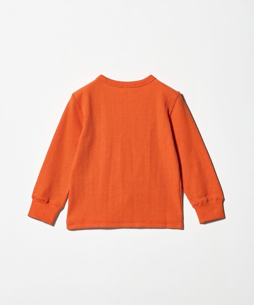 Champion(チャンピオン)の「<Champion>ワッフル ロングスリーブTシャツ / キッズ 110cm-130cm(Tシャツ/カットソー・キッズ・ブラック/オレンジ・120cm/130cm/110cm)」の8枚目の写真