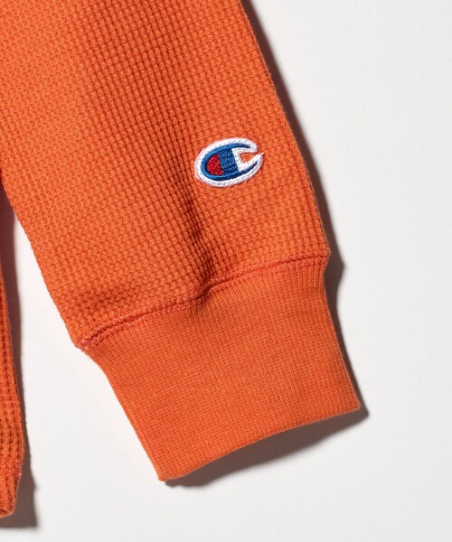 Champion(チャンピオン)の「<Champion>ワッフル ロングスリーブTシャツ / キッズ 110cm-130cm(Tシャツ/カットソー・キッズ・ブラック/オレンジ・120cm/130cm/110cm)」の10枚目の写真