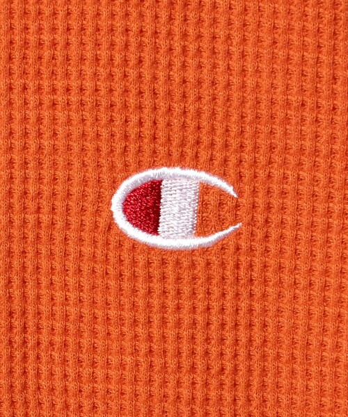 Champion(チャンピオン)の「<Champion>ワッフル ロングスリーブTシャツ / キッズ 110cm-130cm(Tシャツ/カットソー・キッズ・ブラック/オレンジ・120cm/130cm/110cm)」の12枚目の写真