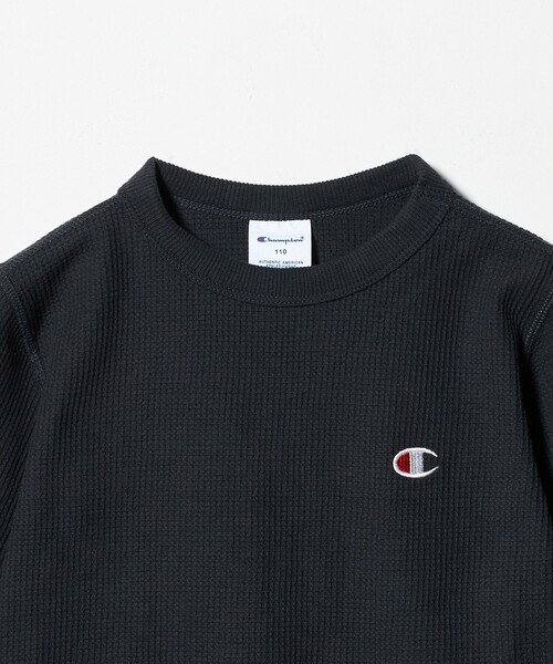 Champion(チャンピオン)の「<Champion>ワッフル ロングスリーブTシャツ / キッズ 110cm-130cm(Tシャツ/カットソー・キッズ・ブラック/オレンジ・120cm/130cm/110cm)」の15枚目の写真