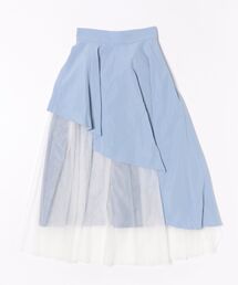 アシンメトリーフレアスカート